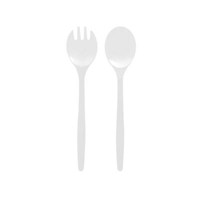 ZAK DESIGNS 1313-350 TWINS COUVERTS À SALADE 32 CM BLANC