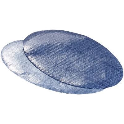 Patchs thermocollants en coton (x2) - coloris Bleu