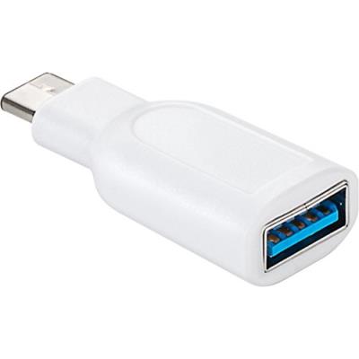 Goobay 66262 Adaptateur USB 3.0 pour Appareil USB-C/USB-A Blanc