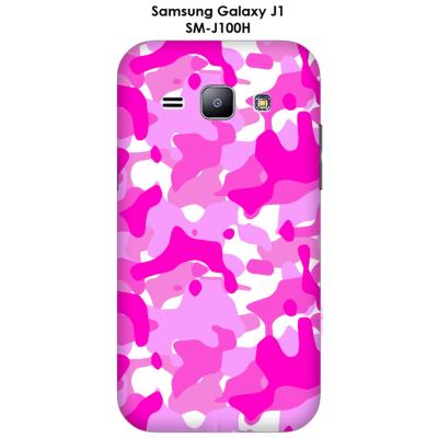 Coque Samsung Galaxy J1 - SM-J100H Camouflage 5 rose