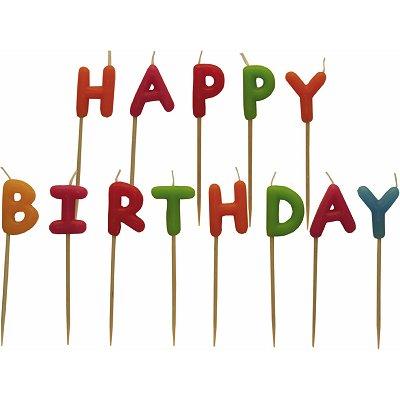 Bougies à piquer - Happy Birthday
