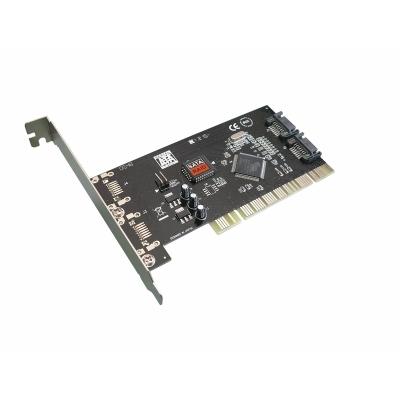 Carte Contrôleur SATA Sur Port PCI CHIPSET SILICON IMAGE - 2 Ports - RAID 0, 1 - CHIPSET SIL3512