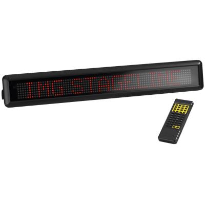 Affichage led rouge déplacement du message mona 37.2270