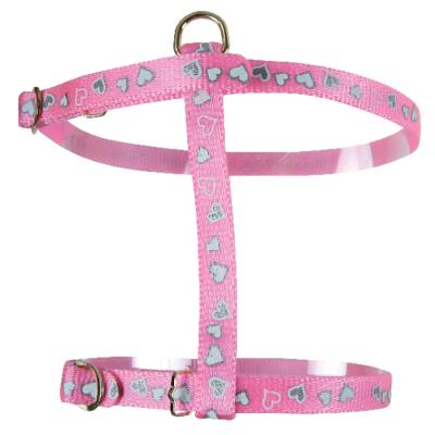 Meilleurs prix pour Harnais Réflectif Pour Chat Coeur Réglable Rose