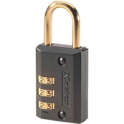 Master lock cadenas à combinaison finition noire 30 mm