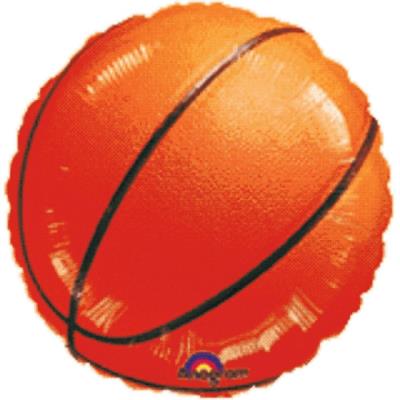 Ballon aluminium Basketball taille unique