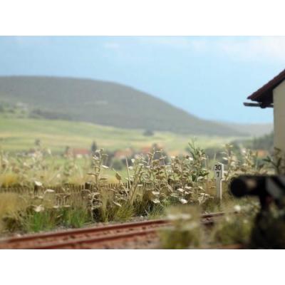 BUSCH ENVIRONNEMENT - BUE1260 - MODÉLISME FERROVIAIRE - BROUSSAILLES AUTOMNALES