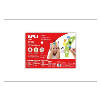 Mousse EVA thermoformable 40x60 cm - Blanc - 5 feuil. - APLI AGIPA