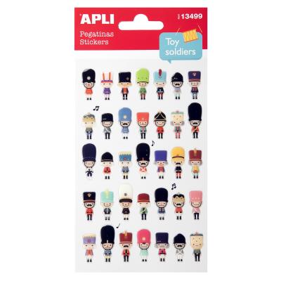 Stickers relief en résine - Soldat - APLI AGIPA