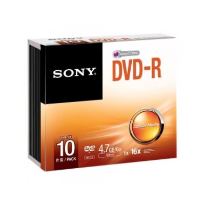 SONY 10DMR47SS - DVD-R x 10 - 4.7 Go - support de stockage