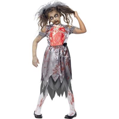 Déguisement zombie mariée fille Halloween 10 à 12 ans