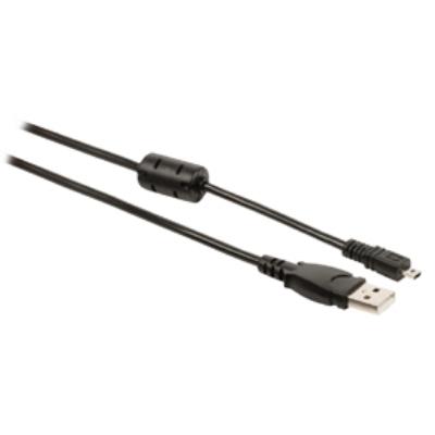 Câble pour appareil photo usb 2.0 a mâle vers connecteur fuji 14 broches mâle 2.00 m noir valueline