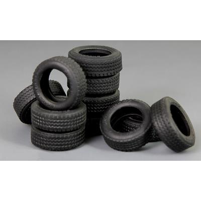 Accessoires pour maquettes 1/35 : 4 pneus Meng