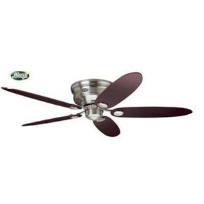 Ventilateur de plafond low profile 2 -nickel brossé- 132cm