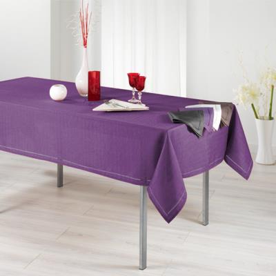 Nappe 140x240 CHAMBRAY ELEGANCE prune