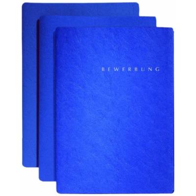 Pagna 22028-02 kit de candidature avec 3 pochettes 2 baguettes de reliure et 3 pochettes dexpédition (bleu)