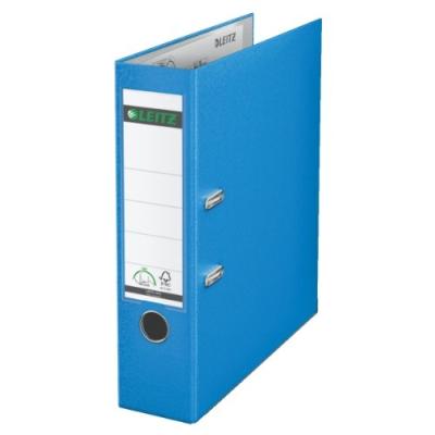 Leitz 10105130 classeur à levier en carton format a4 600 feuilles etiquette 80 mm bleu clair