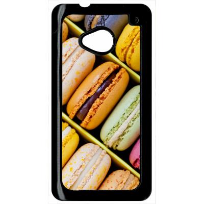 Coque HTC m7 boite de delicieux macarons