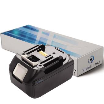 Lot de 2 batteries pour Makita 6347DWDLE perceuse sans fil 3000mAh 18V