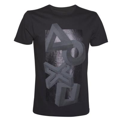 Sony PlayStation - T-Shirt Buttons Impossible Perspective (M)