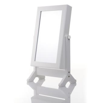 Armoire à bijoux sur pieds avec miroir pivotant 42 cm - 1