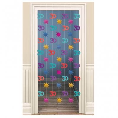 Rideau de Porte Anniversaire 30 ans - Décoration