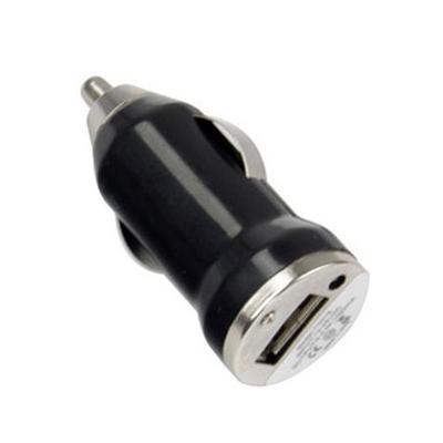 Mini bouchon chargeur allume cigare USB noir marqu