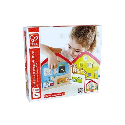 Hape E3016 Livre Aimanté - Visite chez le vétérinaire