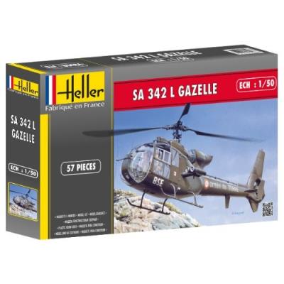 Heller - 80486 - Maquette - Aviation - Hélice - Sa 342 Gazelle - 57 Pièces
