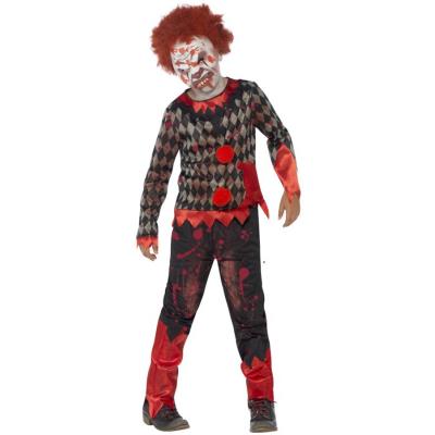 Déguisement zombie clown enfant Halloween Taille 7 à 9 ans