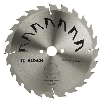 Bosch 2609256866 Précision Lame De Scie Circulaire 24 Dents Carbure Diamètre 190 Mm Alésage/Alésage avec Bague De Réduction 20/1