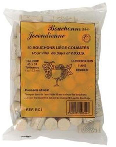 Bouchonnerie jocondienne bouchon(50)liege colmate 38x24*4/6mois*s