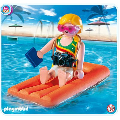 Playmobil - 4681 - Touriste avec Matelas Pneumatique