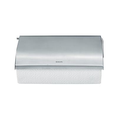 Brabantia 313868 dérouleur mural pour papier absorbant acier matt acier 0,23 x 25,5 x 13,8 cm