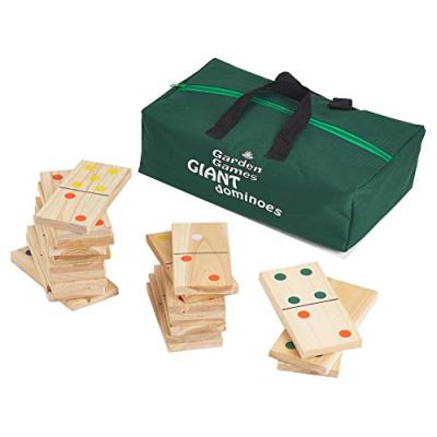 Garden games - 537 - dominos géants en bois dans un sac