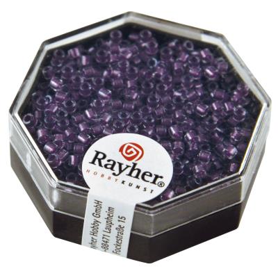 Perle Miyuki Delica 10/0 - éclat de perle : violet - Miyuki