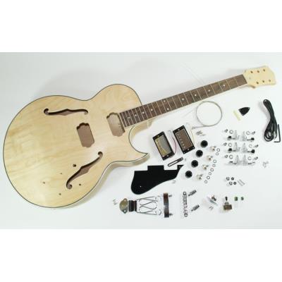 Guitare Electrique Jazz Blues Demi Caisse A Finir Soi Meme Montage Peinture Guitare Electrique Top Prix Fnac