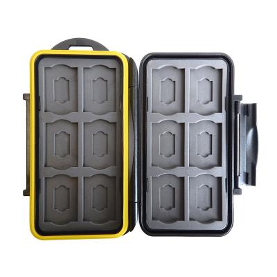 JJC Carte mémoire - MC-SDMSD24 - MC-SDMSD24 Rugged Waterproof Memory Card Case (12x SD + 12x microSD)