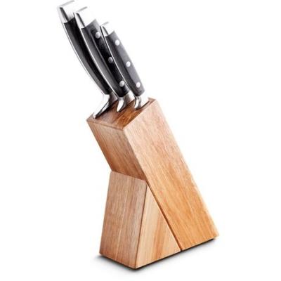 Set de 3 couteaux avec support en bois lt2057 lamart