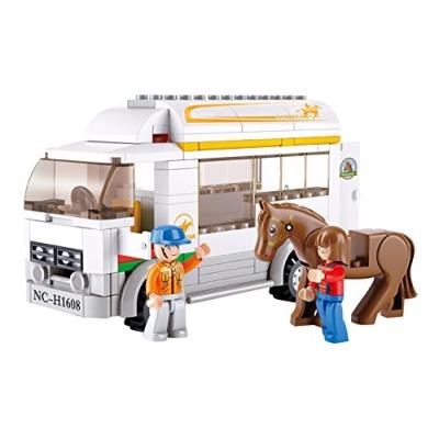 Sluban - M38-B0559 - Kit De Construction - Camion À Chevaux - Town - 170 Composants