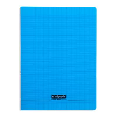 Cahier piqué bleu 3/10ème 24x32cm 96p séyès 90g
