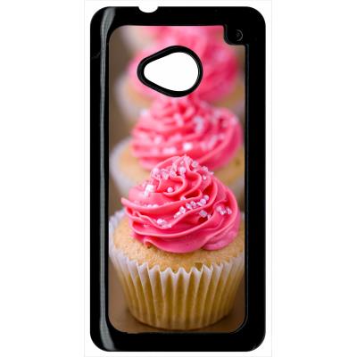 Coque HTC m7 quatre petits cupcakes