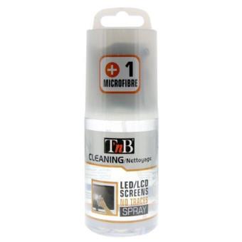Gel de nettoyage pour écrans T'nB 200 ml + Tissu microfibre 20 x 20 cm