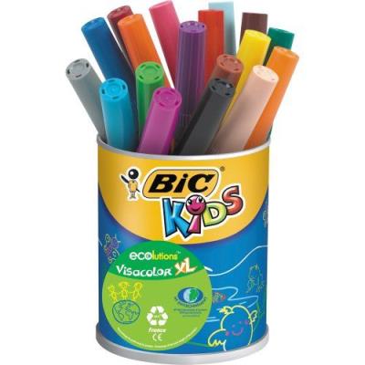 BIC Kids VisaColor Evolutions Pot de 18 Feutres de Coloriage XL