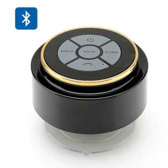 Enceinte Bluetooth Waterproof Ventouse Noir - 1