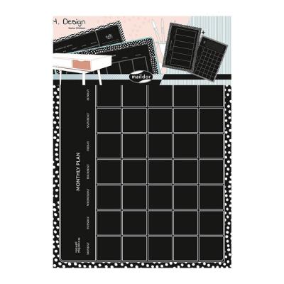 Stickers muraux M.Design semainier ardoise 2 planches