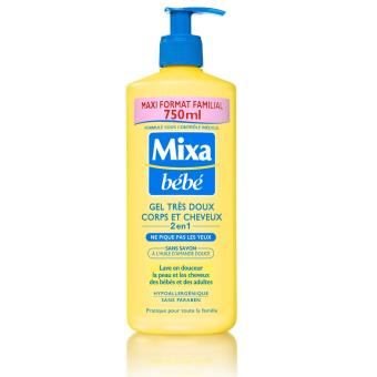 Mixa Bebe Gel Corps Et Cheveux 750 Ml Bain Shampoing Achat Prix Fnac