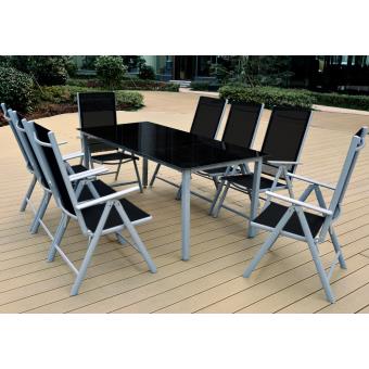 Ensemble Chaises Et Table Berne Salon De Jardin Dossiers Hauts Pliables Mobilier De Jardin Achat Prix Fnac