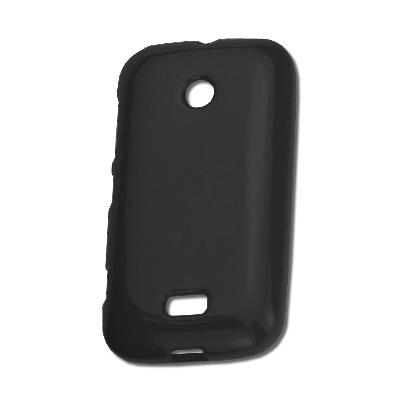Coque Housse minigel noir glossy Lumia 510 Nokia