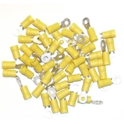 Cosses Electriques A Oeil De 4 Jaunes Sachet De 50 Cosses